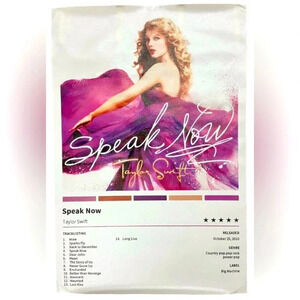 Taylor Swift - Speak Now - Canvas Poster  16”w x 23”h